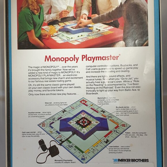 Vintage Original Monopoly Board Game Parker Brothers Classic No.9 - Picture 5 of 7